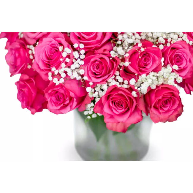 Kytice růžových růží